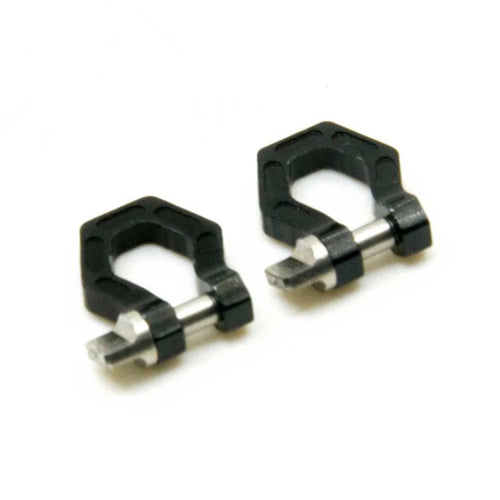 AXSPEED Aluminum Alloy Trailer Tow Shackles Hook for Axial SCX10 1/10