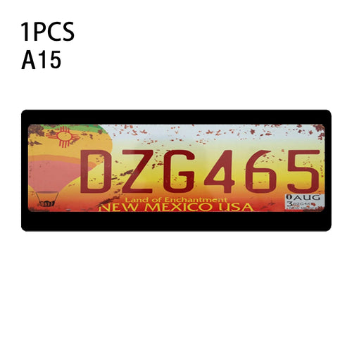 1Pcs RC Custom License Plate Metal Frame Strength Waterproof for 1:10