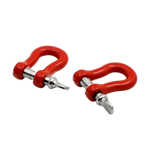 AXSPEED Aluminum Alloy Trailer Tow Shackles Hook for Axial SCX10 1/10