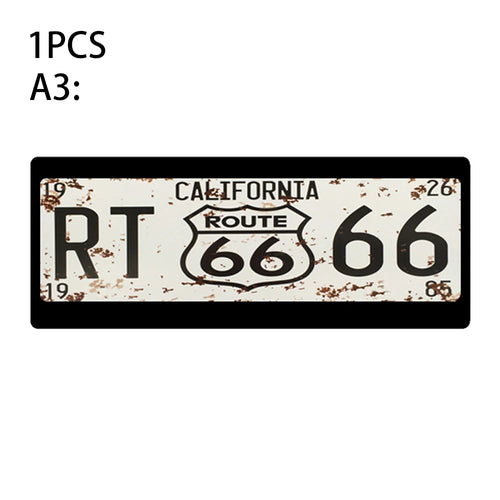 1Pcs RC Custom License Plate Metal Frame Strength Waterproof for 1:10