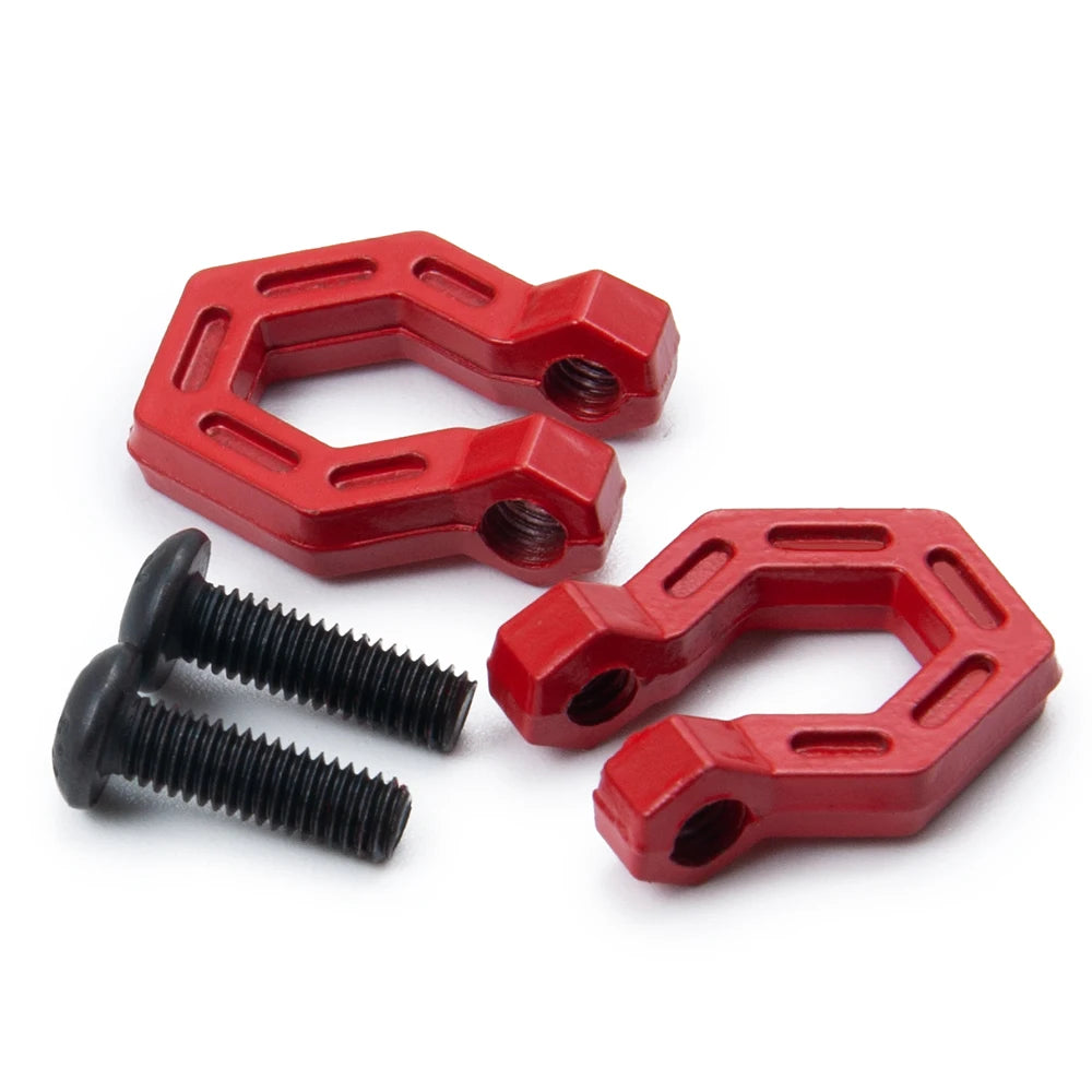 AXSPEED Aluminum Alloy Trailer Tow Shackles Hook for Axial SCX10 1/10