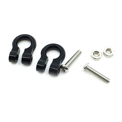 AXSPEED Aluminum Alloy Trailer Tow Shackles Hook for Axial SCX10 1/10