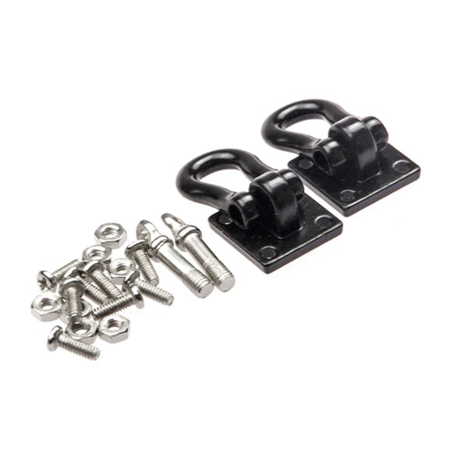 AXSPEED Aluminum Alloy Trailer Tow Shackles Hook for Axial SCX10 1/10