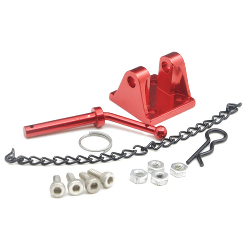 AXSPEED Aluminum Alloy Trailer Tow Shackles Hook for Axial SCX10 1/10