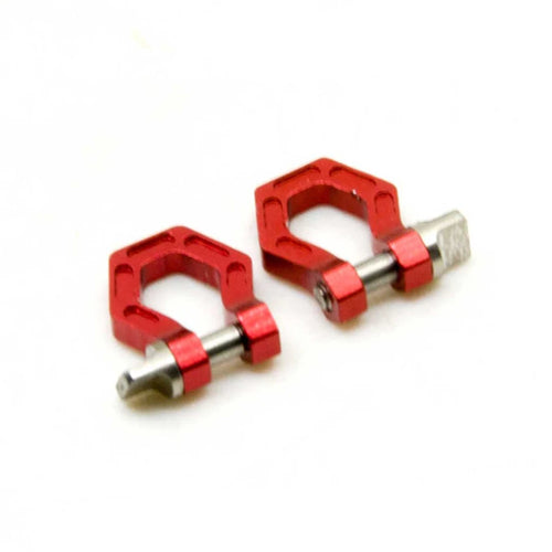 AXSPEED Aluminum Alloy Trailer Tow Shackles Hook for Axial SCX10 1/10