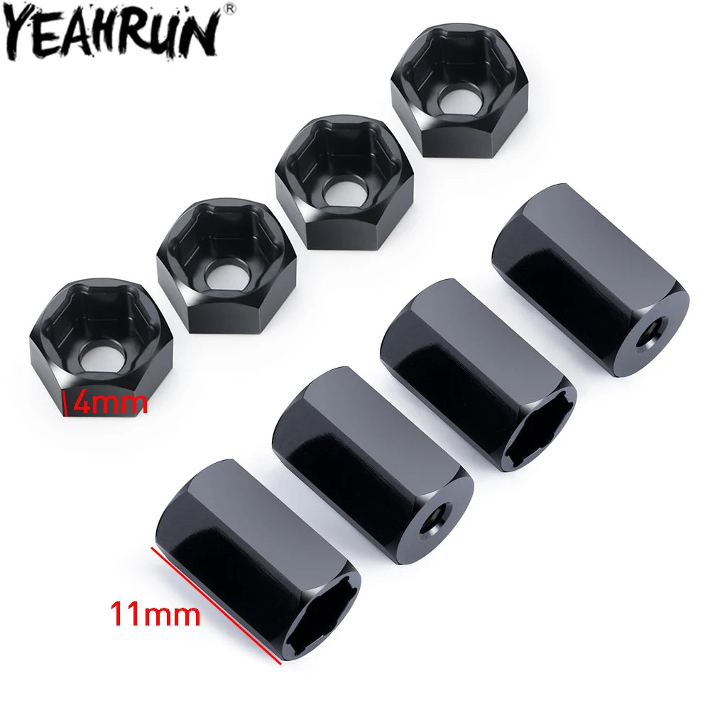 YEAHRUN Aluminum Alloy 5mm to 7mm Hex Wheel Hub Adapter Conversion for