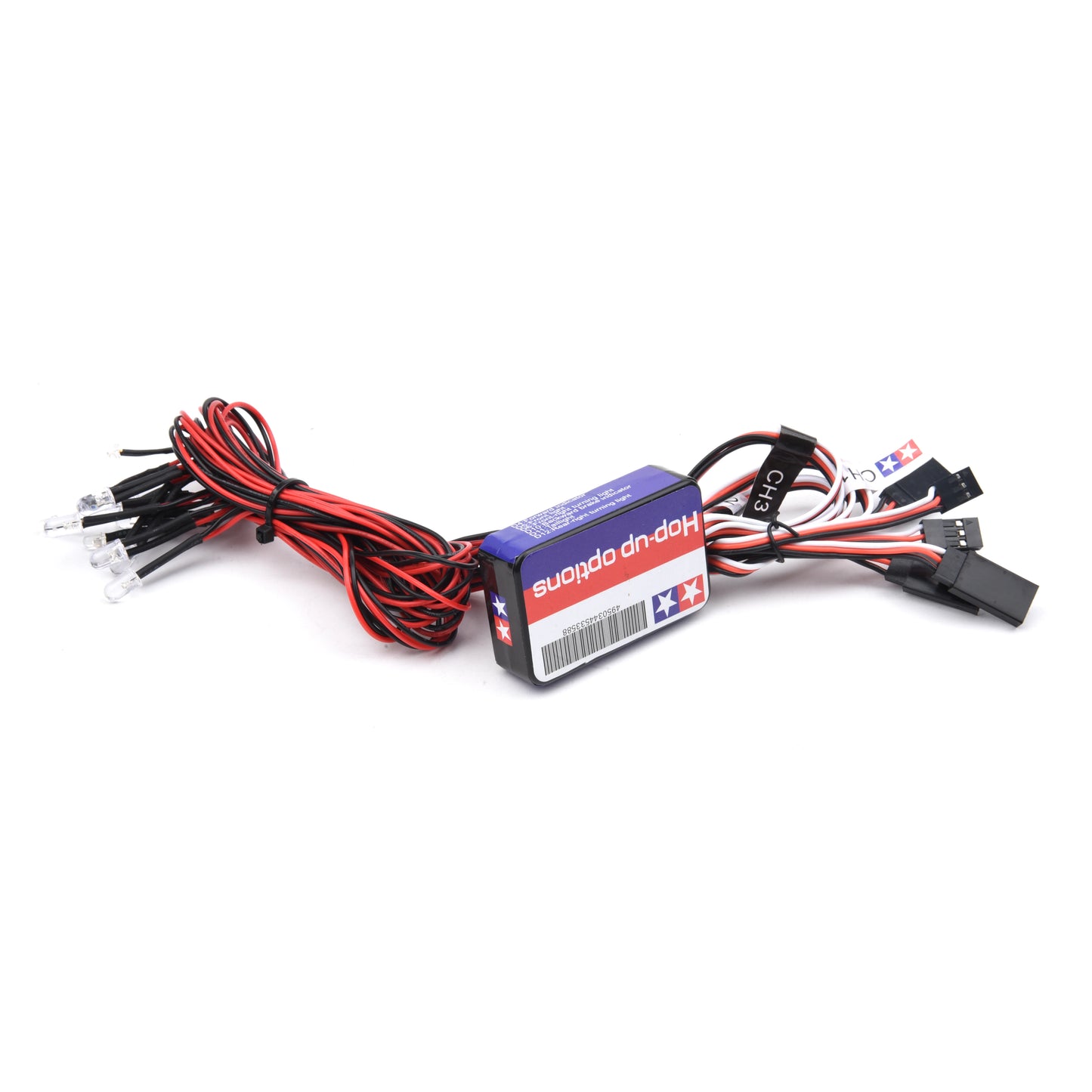 Simulation  Steering Brake Flash Light 12 LED Lighting Kit for 1/10